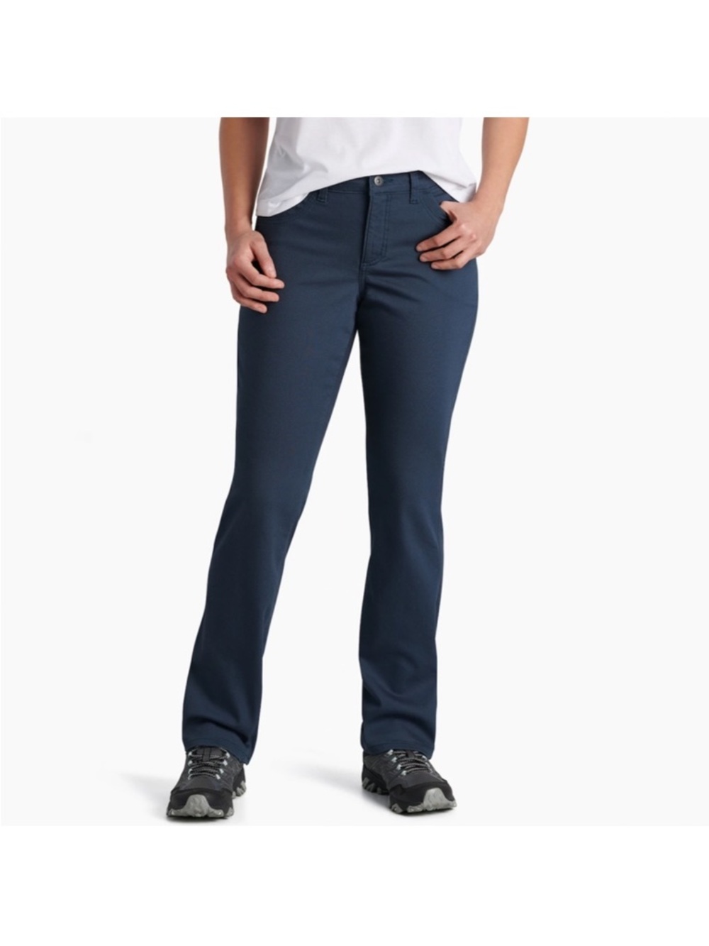 Kuhl Women’s Metal Blue Kontour Straight Jeans 6374